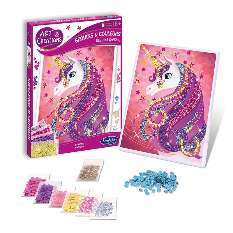 Paillettes e colori - Liocorno