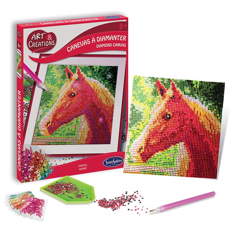 Tela diamantata - Cavallo
