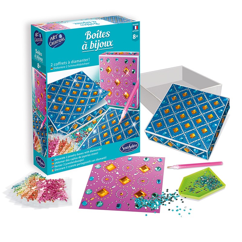 Portagioie con pietre e strass
