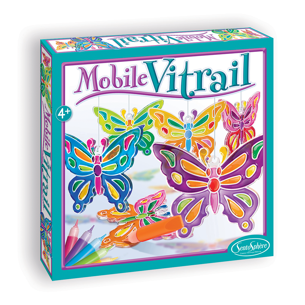 Mobile Vitrail - Farfalle