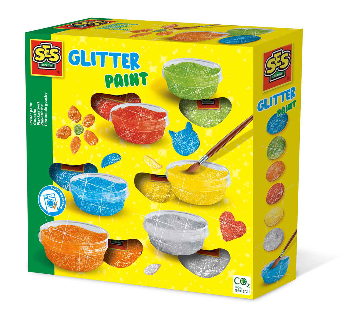 Colori glitterati per pittura