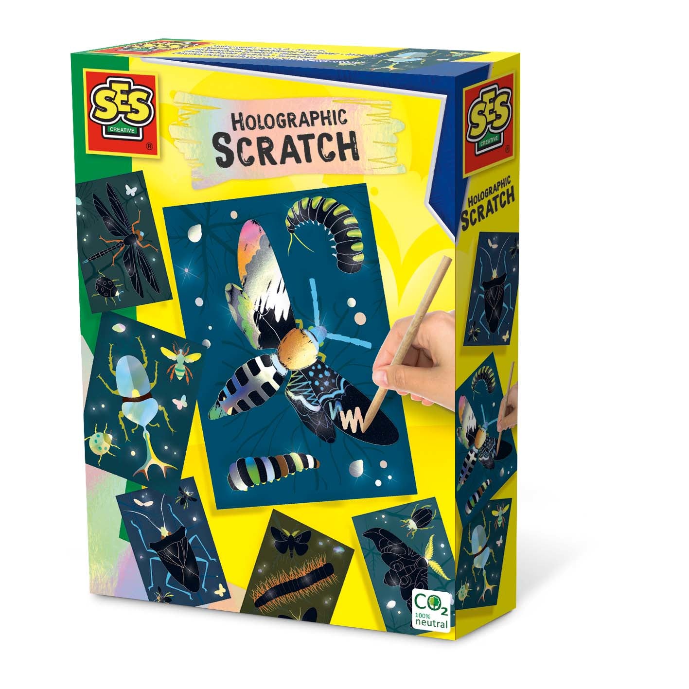 Scratch Art Holographic - Insetti