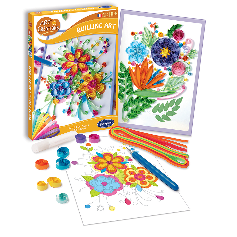 Quilling Art Un cuore di fiori