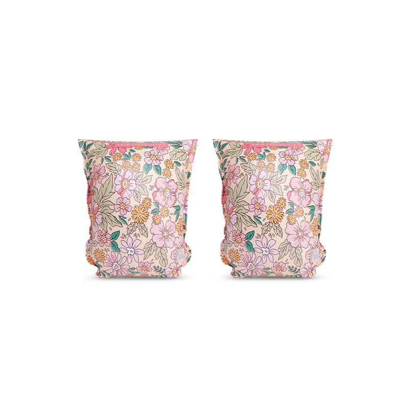 Braccioli gonfiabili Pink Blossom – coppia vista frontale