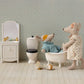 Arredo bagno lavabo con specchio - Panna