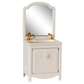 Arredo bagno lavabo con specchio - Panna