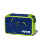 Astuccio Front RunBear Ergobag blu navy con fulmini verde acido, vista esterna