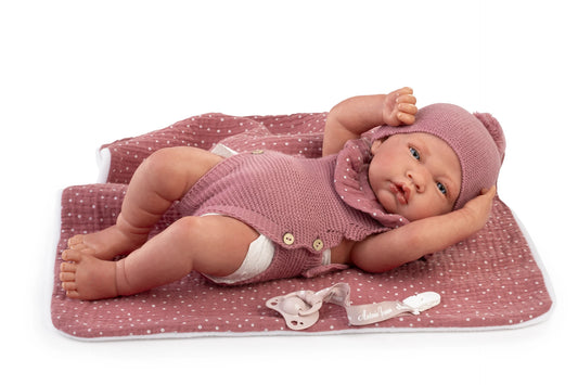 Bambola Reborn Lua con copertina