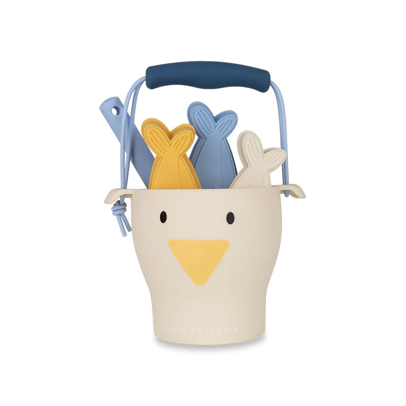 Set giochi per la spiaggia - Seagull - secchiello con accessori