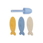 Set giochi per la spiaggia - Seagull - stampi pesce e paletta