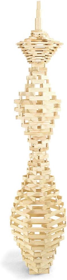 Blocchi per costruzioni in legno - 300 pezzi Jeujura