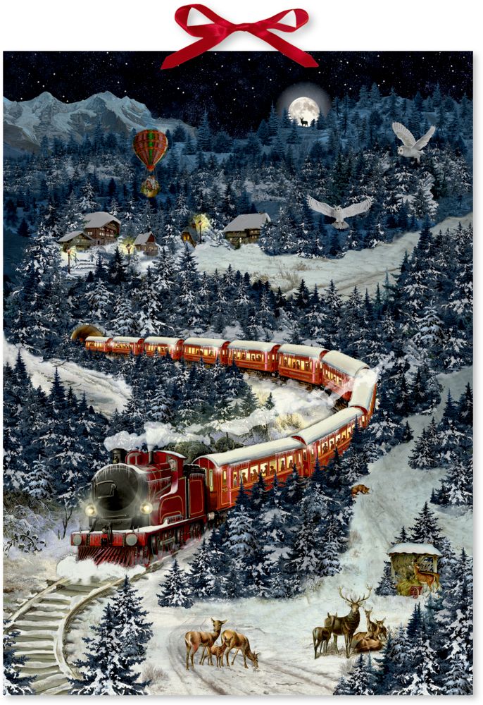 Calendario dell'Avvento - Treno di Natale