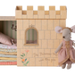 Castello con principessa sul pisello