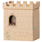 Castello con principessa sul pisello