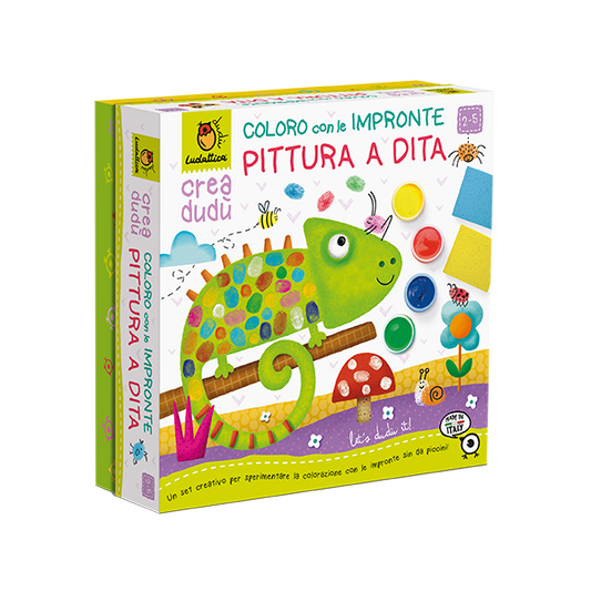 Coloro e decoro con la pittura a dita
