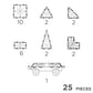 Costruzioni magnetiche - Wheels Pack Intense 25 pezzi