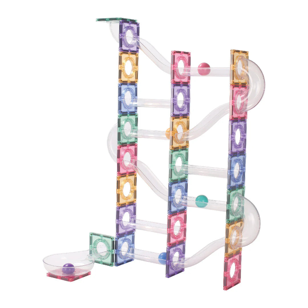 Costruzioni magnetiche - Ball Run Clever Pack Pastel 110 pezzi
