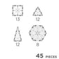 Costruzioni magnetiche - Geo Pack Pastel 45 pezzi