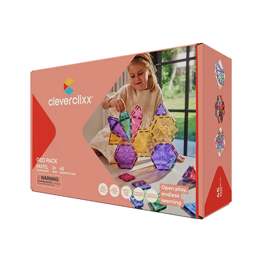 Costruzioni magnetiche - Geo Pack Pastel 45 pezzi