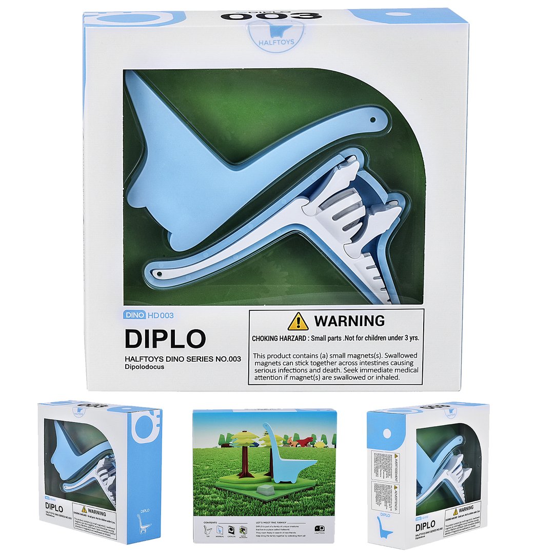 Dilofosauro 3D - Costruzioni con diorama Halftoys