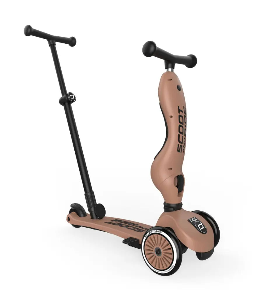 Highwaykick 1 Push&Go - Monopattino 3 in 1 Mocha