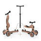 Highwaykick 1 Push&Go - Monopattino 3 in 1 Mocha