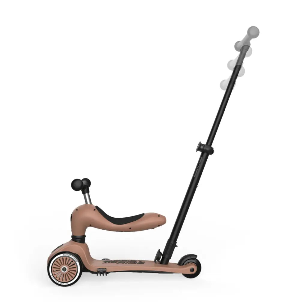 Highwaykick 1 Push&Go - Monopattino 3 in 1 Mocha