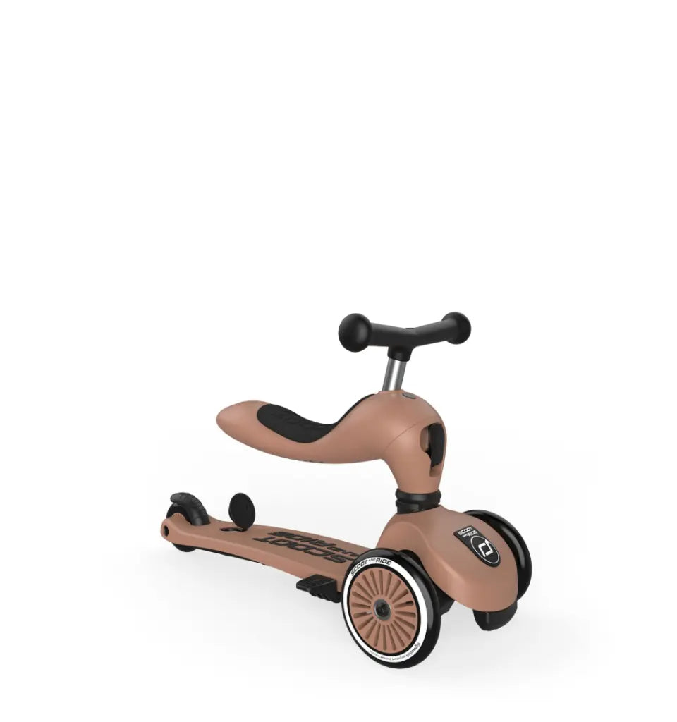 Highwaykick 1 Push&Go - Monopattino 3 in 1 Mocha