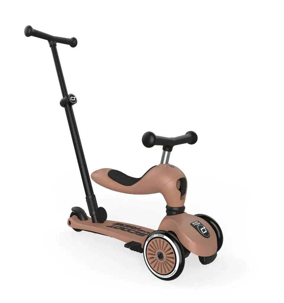 Highwaykick 1 Push&Go - Monopattino 3 in 1 Mocha