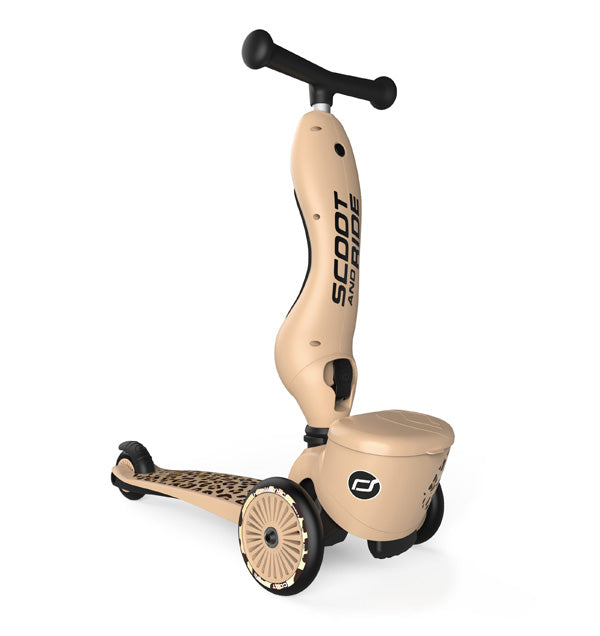 Highwaykick 1 - Monopattino 2 in 1 Leopard
