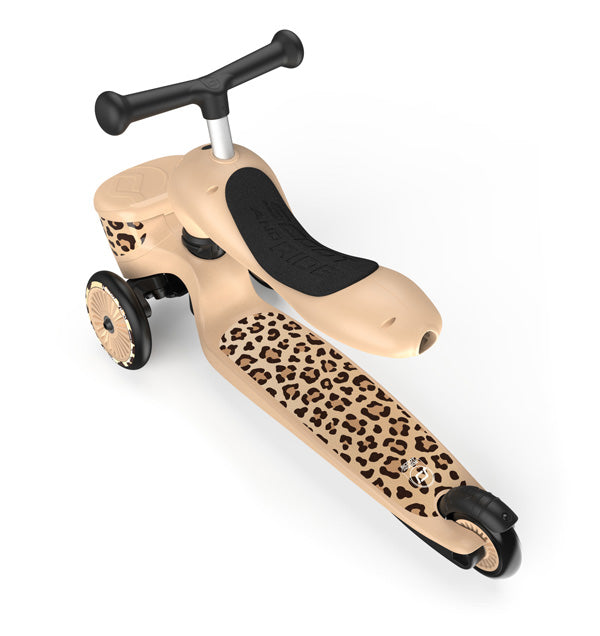 Highwaykick 1 - Monopattino 2 in 1 Leopard