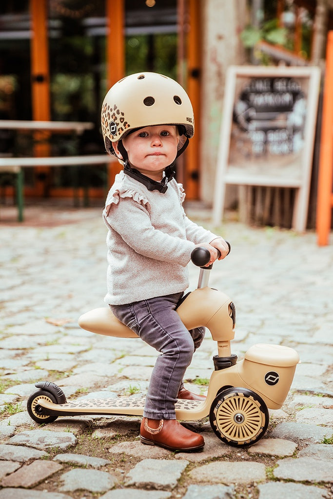 Highwaykick 1 - Monopattino 2 in 1 Leopard
