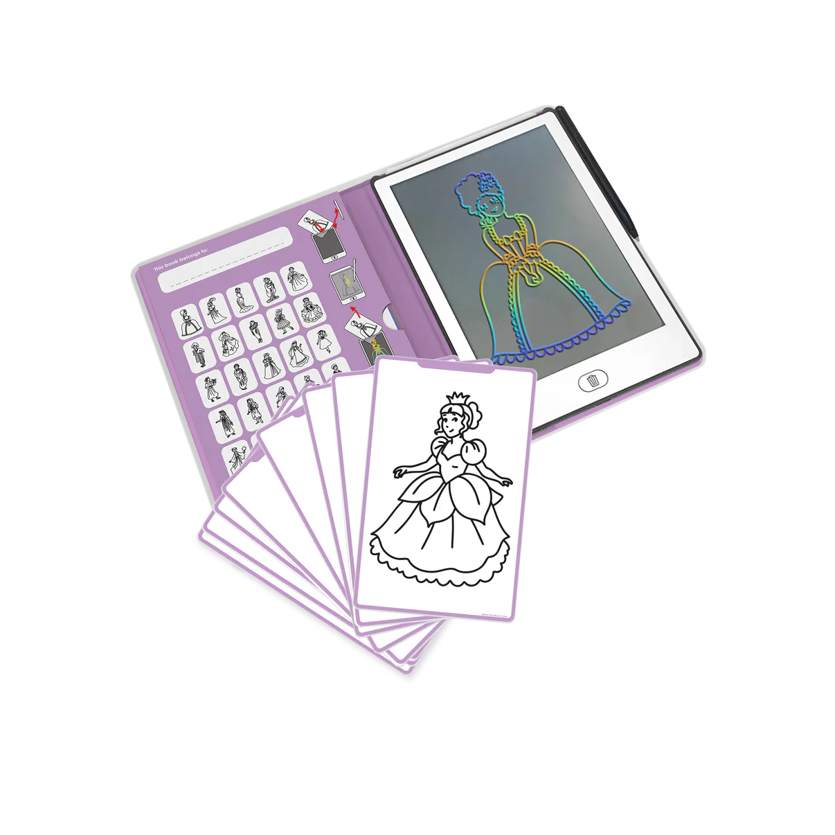Kidydraw Mini - Tavola disegno digitale - Principesse