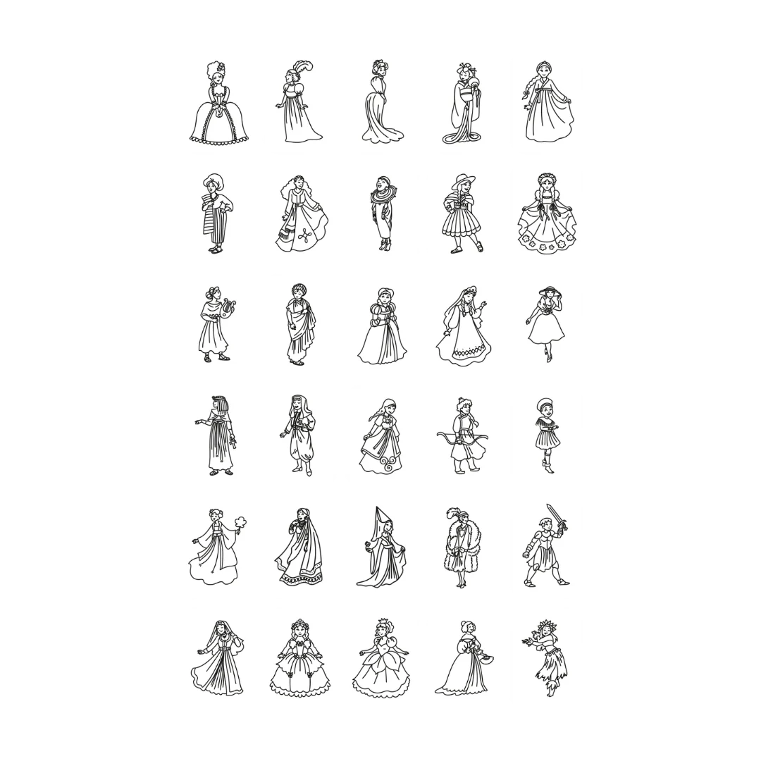 Kidydraw Mini - Tavola disegno digitale - Principesse