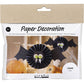 Kit fai da te - Decorazioni di carta - Pipistrelli