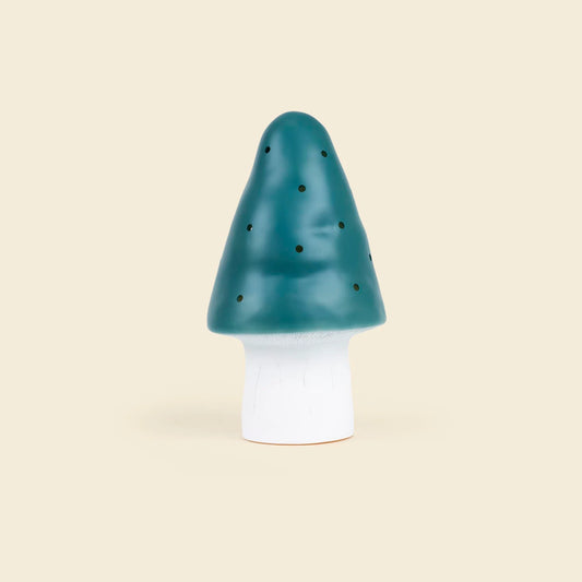 Lampada Fungo Natural Teal - Small