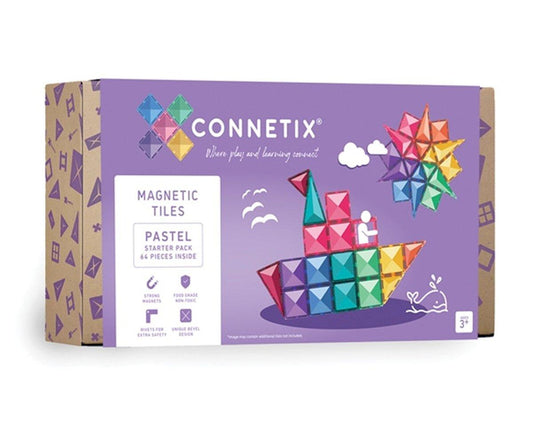Costruzioni 3D - Connetix  - Starter pack Pastel 64 pezzi