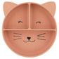 Piatto con scomparti in silicone e ventosa - Mrs. Cat