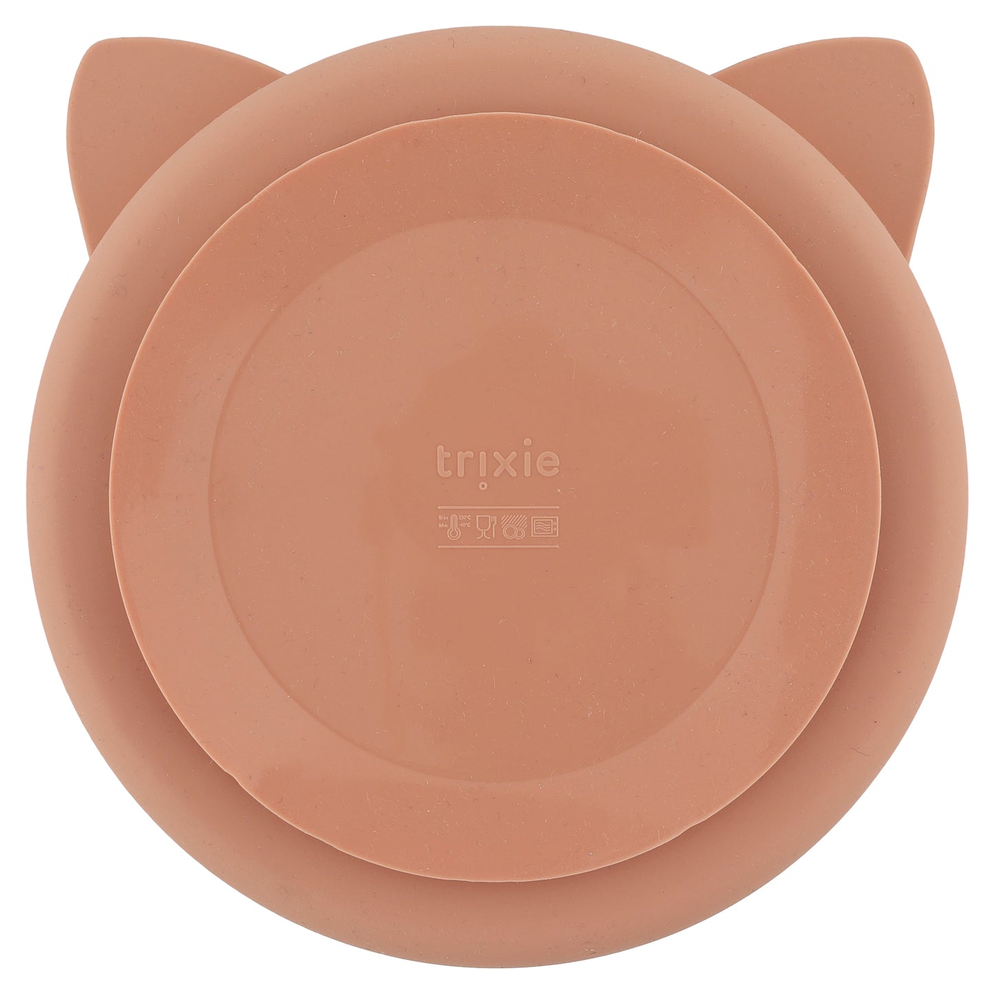 Piatto con scomparti in silicone e ventosa - Mrs. Cat