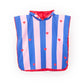 Poncho per la spiaggia - Cherry Red