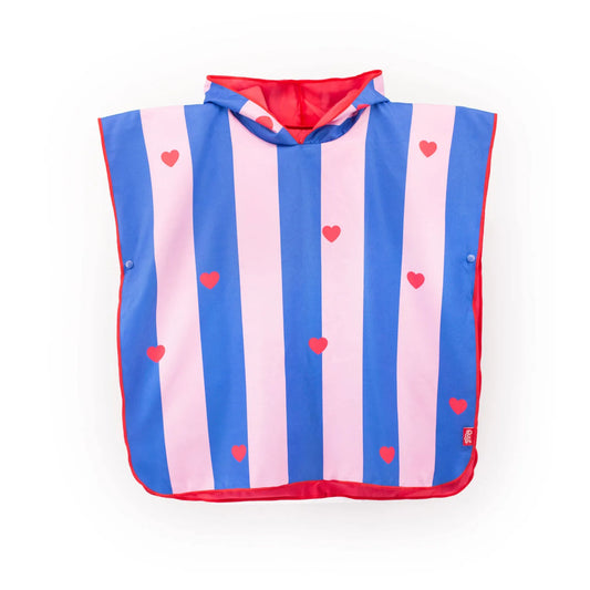 Poncho per la spiaggia - Cherry Red