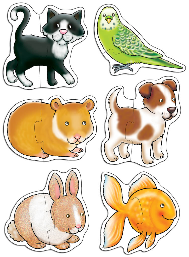 Animali Domestici - Puzzle 2 pezzi