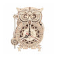Puzzle 3D Orologio meccanico Gufo Robotime