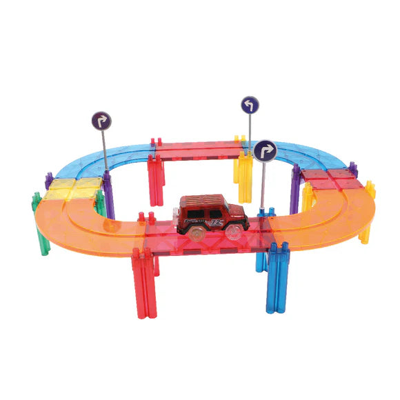 Costruzioni magnetiche 65 pezzi - Race track intense