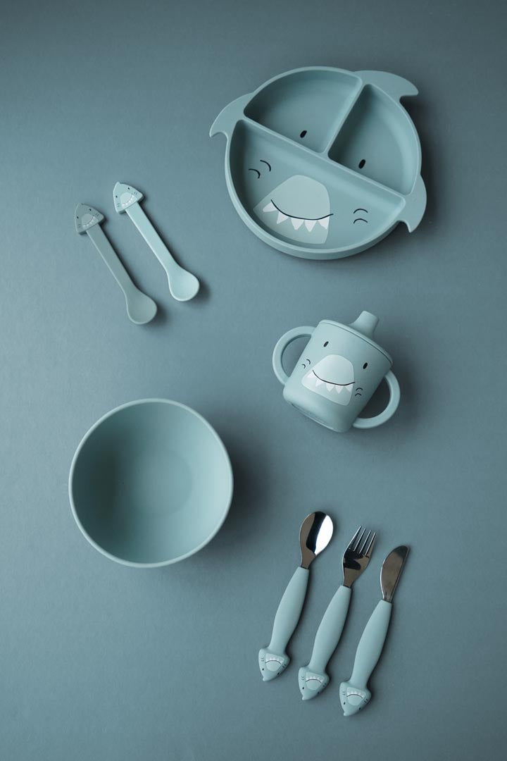 Set 2 cucchiai in silicone Mr. Shark