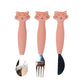Set posate acciaio e silicone - Mrs. Cat