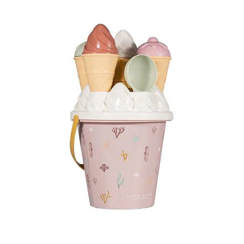 Set secchiello con gelati e cupcake - Ocean Dreams Rose