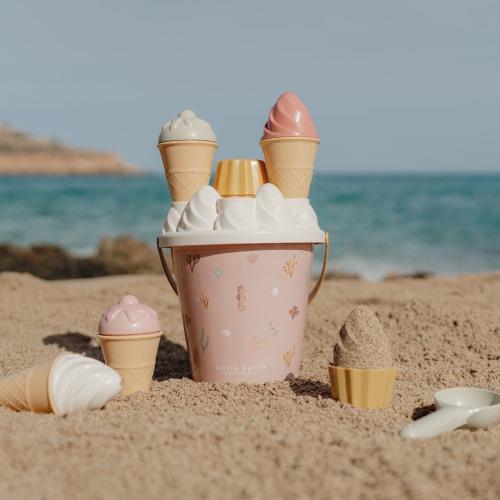 Set secchiello con gelati e cupcake - Ocean Dreams Rose
