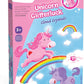 Scatola di Liocorno Luccichino - Il tesoro delle nuvole Haba, con unicorni rosa e viola, arcobaleni e cristalli