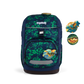 Zaino FireBear Dragon Ergobag vista frontale con Kletties a tema draghi